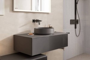 Praustuvas Hansgrohe Xuniva Evo S, 400x400x120 mm, matinės pilkos spalvos