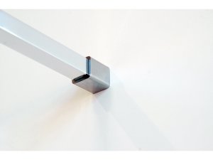 Stacionari dušo sienelė Ravak Walk in Wall 70 cm, blizgiu profiliu, skaidriu stiklu, su laikikliu komplekte