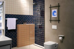 Termostatinė dušo sistema HANSGROHE Activera S 240, 1 srovės, EcoSmart, spalva - chromo (chrome)
