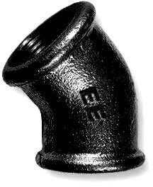 Ketinė 45° alkūnė EE 120 Dn3/4"