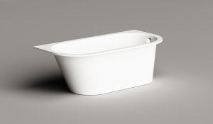 Vonia VARIO M 1560x750, kampas A,D, sifonas plastikas      