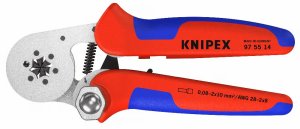 Užspaudimo replės 0.08-0,16/10mm² antgaliams 97 55 14