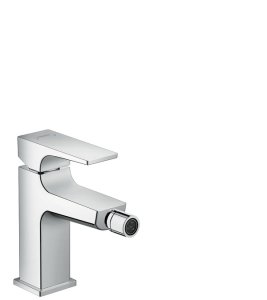 Bidė maišytuvas HANSGROHE Metropol su "push-open" dugno vožtuvu, spalva - chromo