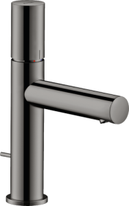 Praustuvo maišytuvas AXOR Uno zero handle 110, su svirtiniu (pop-up) dugno vožtuvu, poliruoto juodo chromo spalvos (Polished Black Chrome)