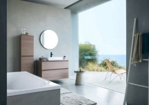 Veidrodis Light & Mirror 70cm Better versija, baltas matinis, su apšvietimu
