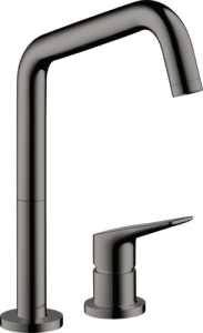 Plautuvės maišytuvas AXOR Citterio M 240, 2 dalių, su sukiojamu snapu, poliruoto juodo chromo spalvos (Polished Black Chrome)