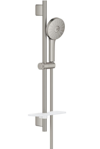Dušo komplektas Grohe Euphoria 120 3 srovės 60 cm stovas nerūdijančio plieno spalva (Stainlees steel)