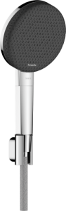 Dušo komplektas HANSGROHE Raindance Alive Select S 125, 3 srovių, EcoSmart, su 1,6 m dušo žarna, spalva - chromas