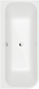 Vonia VILLEROY&BOCH Architectura 180x80 akrilinė, su uždanga, statoma į dešinį kampą
