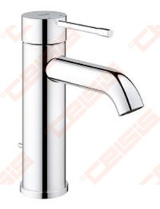 Praustuvo maišytuvas GROHE Essence New S dydis, su dugno vožtuvu, chromo spalvos 