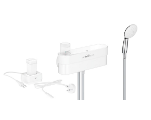 Dušo komplektas Grohe Spa Purefoam su dušo žarna ir rankine dušo galva