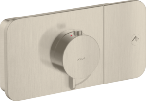 Dekoratyvinė dalis AXOR One, potinkiniam termostatiniam maišytuvui, 1 funkcijos,  šlifuoto nikelio spalvos (Brushed Nickel)