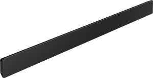 Sieninis laikiklis Hansgrohe WallStoris, 500 mm, matinis juodas
