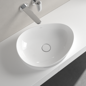 Praustuvas VILLEROY&BOCH Antao 510x400 montuojamas ant stalviršio C+ , su dugno vožtuvu