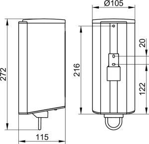 Muilo dozatorius Keuco Plan, talpa 1,1l  