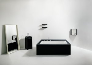 Stiklinė Laufen KARTELL Boxy, plastikas, spalva - nepermatoma juoda