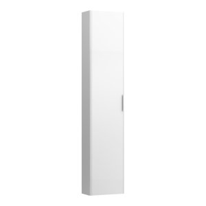 Aukšta spintelė Laufen BASE 350x185x1650 mm, 1 durelės, lankstai kairėje, spalva - balta blizgi