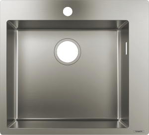Nerūdijančio plieno plautuvė Hansgrohe S711-F450, montuojama ant stalviršio, 450 mm