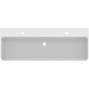 Praustuvas Ideal Standard Conca, 1200x450x125mm, šlifuota apačia, su 2 skylėm maišytuvui                                                                         