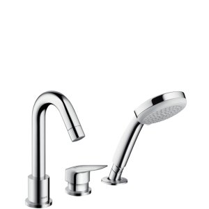 3 dalių vonios maišytuvas HANSGROHE Logis, iš vonios krašto