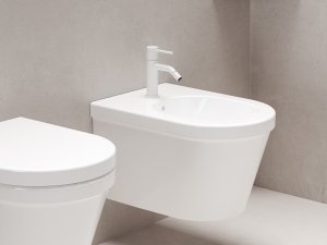 Bidė maišytuvas Ravak Espirit ES 056.10 be dugno vožtuvo, White Velvet