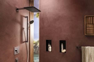 Dušo galva HANSGROHE Raindance Alive Q 210/340, 1 srovės, spalva - chromo (chrome)