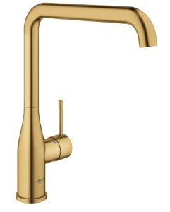 Plautuvės maišytuvas GROHE Essence L formos, matinio aukso spalvos (Brushed Cool Sunrise)