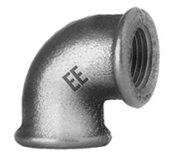 Ketinė cinkuota 90°alkūnė EE 90 Dn1/2"