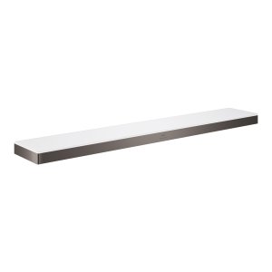 Lentynėlė Allure 600x100 stiklas/metalas grafito spalva