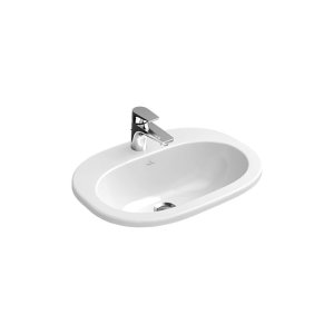 Praustuvas VILLEROY&BOCH O.Novo 560x405mm, įleidžiamas, be perpylimo angos, „Ceramicplus“ danga