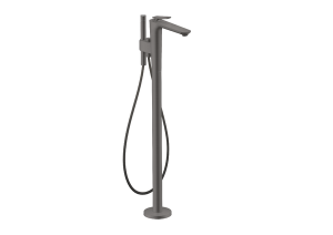 Vonios maišytuvas iš grindų AXOR Citterio C, šlifuoto juodo chromo spalvos (Brushed Black Chrome)