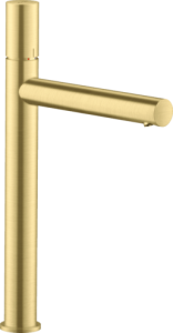 Praustuvo maišytuvas AXOR Uno 260 su dugno vožtuvu, šlifuoto žalvario spalvos (Brushed Brass)