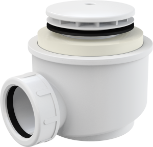 Dušo padėklo sifonas Alcadrain A47B, su plastikiniu ventiliu, 50 mm