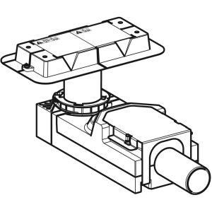 Dušo latakas Geberit CleanLine SH30-40 mm, H 65-175mm, d40, 0.4l/s
