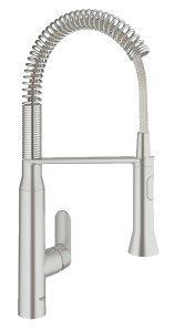 Plautuvės maišytuvas GROHE K7 1/2", nerūdijančio plieno spalvos 