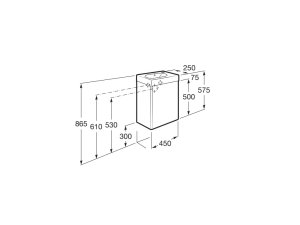 Spintelė su praustuvu Roca UNIK MINI 450x250x575 mm, 1 durelės, spintelės spalva - tekstūrinis smėlis