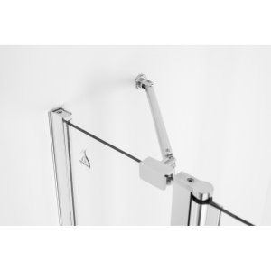 Dušo kabina Brasta Glass SONATA 875-888x875-888x1900 pilkas stiklas