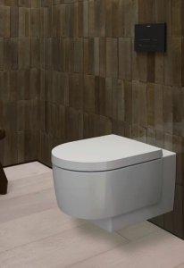 Pakabinamas unitazo puodas Duravit Balcoon Rimless White High Gloss, bakelis į komplektą neįeina