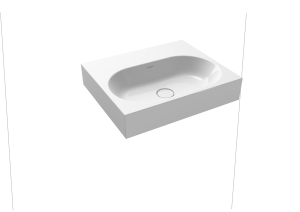 Praustuvas Centro 3061, matmenys: 600x500x120mm, 1 skylė maišytuvui, su easy clean danga, su garso izoliacija