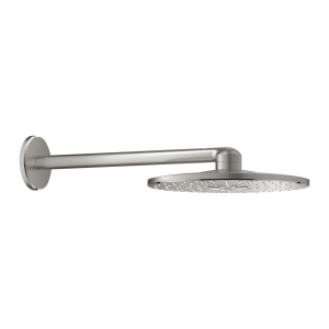 Dušo galva GROHE Rainshower SmartActive 310 su 430 mm alkūne iš sienos, 2 srovės, nerūdijančio plieno spalvos 