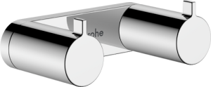 Dvigubas kabliukas Hansgrohe AddStoris, chromo spalvos