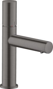 Praustuvo maišytuvas AXOR Uno 110 su dugno vožtuvu, šlifuoto juodo chromo spalvos (Brushed Black Chrome)