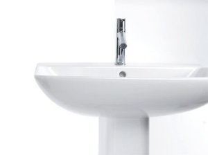 Praustuvas DURAVIT Me by Starck 650 x 490 su anga maišytuvui