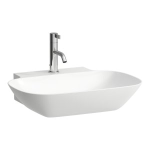 Praustuvas-dubuo Laufen INO 560x450x145 mm, šlifuota apačia, be angos maišytuvui