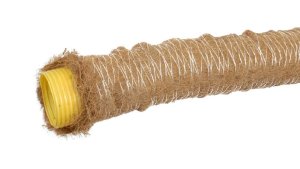 Drenažinis vamzdis FRӒNKISCHE su kokoso plaušo filtru Dn50/42 (rulonas - 50 m)
