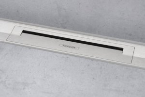 Grotelės Raindrain Flex 70cm (trumpinama iki 500mm), montavimui prie sienos, nerūdijančio plieno
