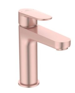 Maišytuvas praustuvui Ideal Standard Cerafine O, H120, su click clack dugno vožtuvu, spalva - rose