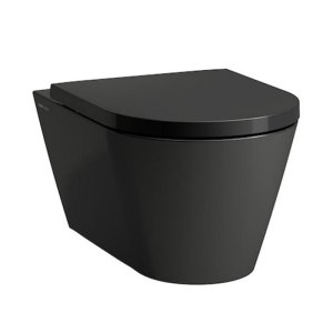 Pakabinamas unitazas Laufen KARTELL, Rimless, spalva - juoda blizgi
