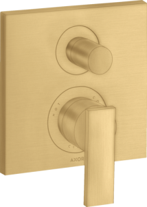Dekoratyvinė dalis AXOR Citterio potinkiniams maišytuvui, 2 funkcijos, šlifuoto aukso spalvos (Brushed Gold Optic)