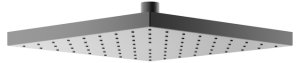 Dušo galva 250x250mm brushed black chrome